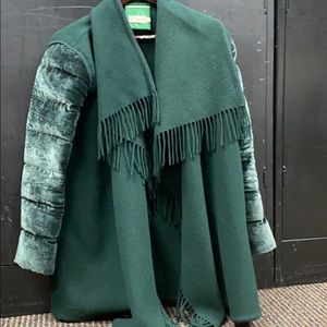 Moncler Puffer Sleeve Cardigan Coat